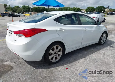 2013 Hyundai Elantra Limited z USA, uszkodzony, nr VIN 5NPDH4AE5DH159407